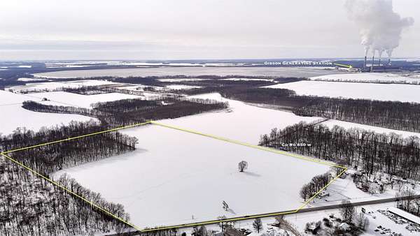 58 Acres of Land for Sale in Princeton, Indiana