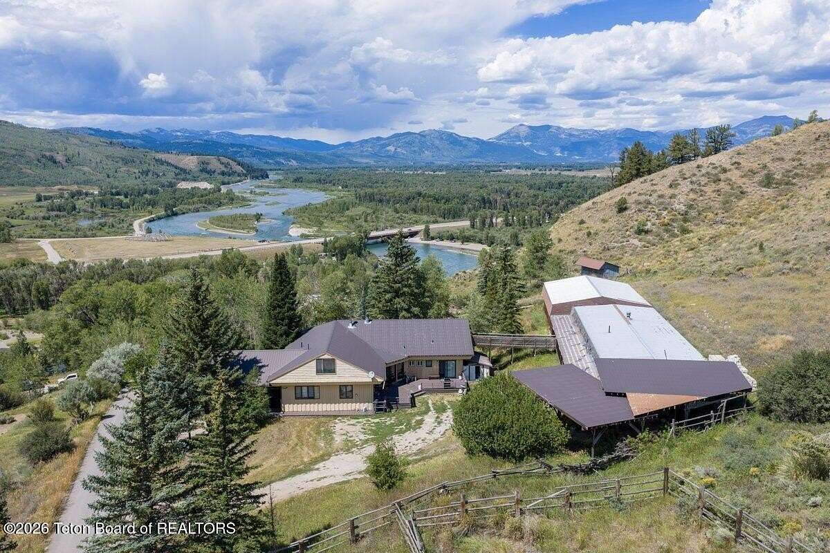 9.57 Acres of Land with Home for Sale in Jackson, Wyoming