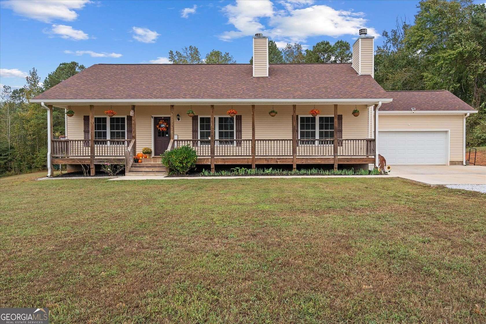6.46 Acres of Land with Home for Sale in Roopville, Georgia