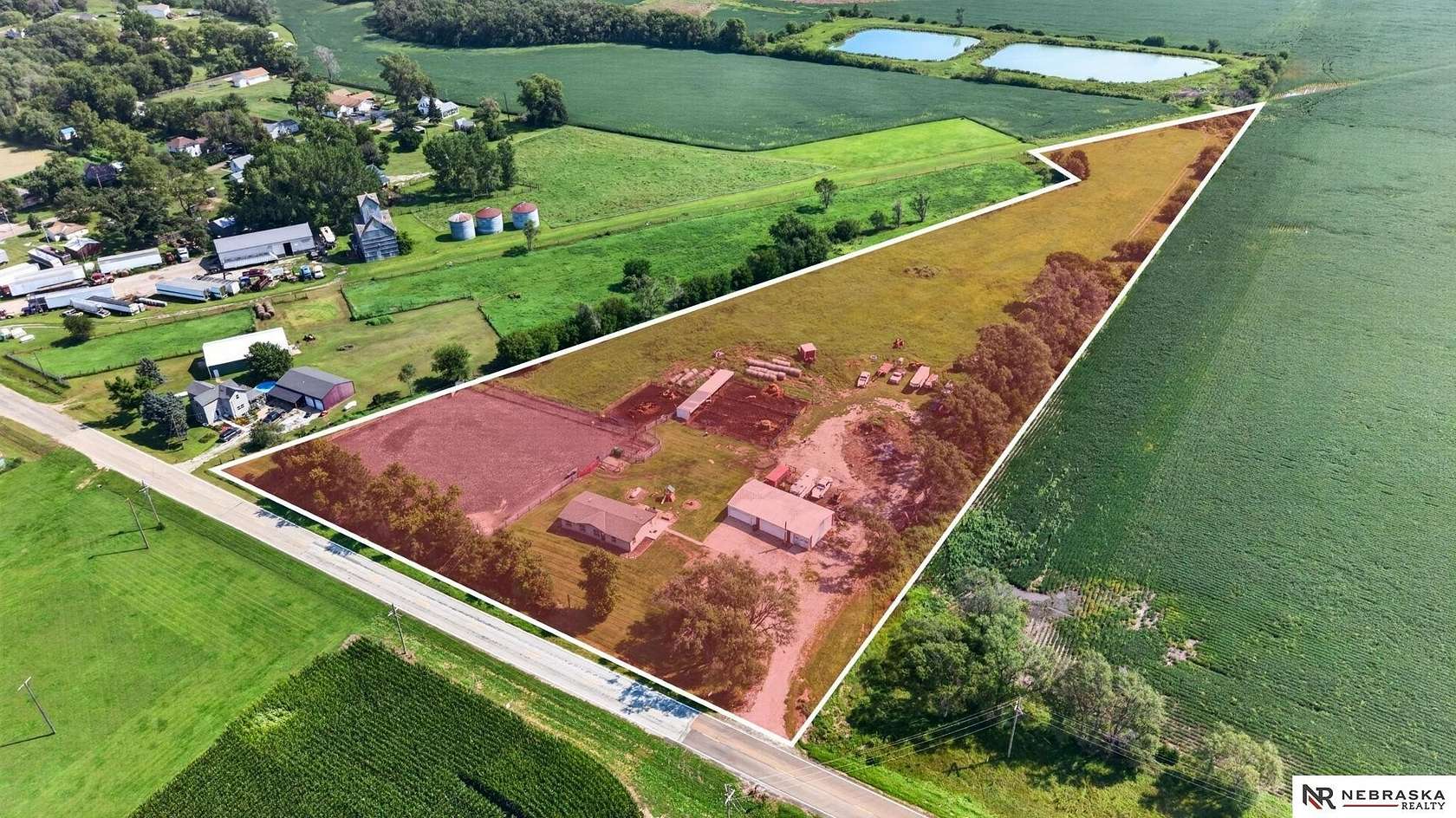 6.37 Acres of Land with Home for Sale in Ithaca, Nebraska