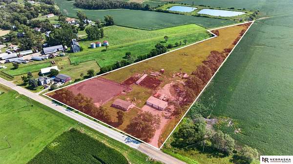6.37 Acres of Land with Home for Sale in Ithaca, Nebraska