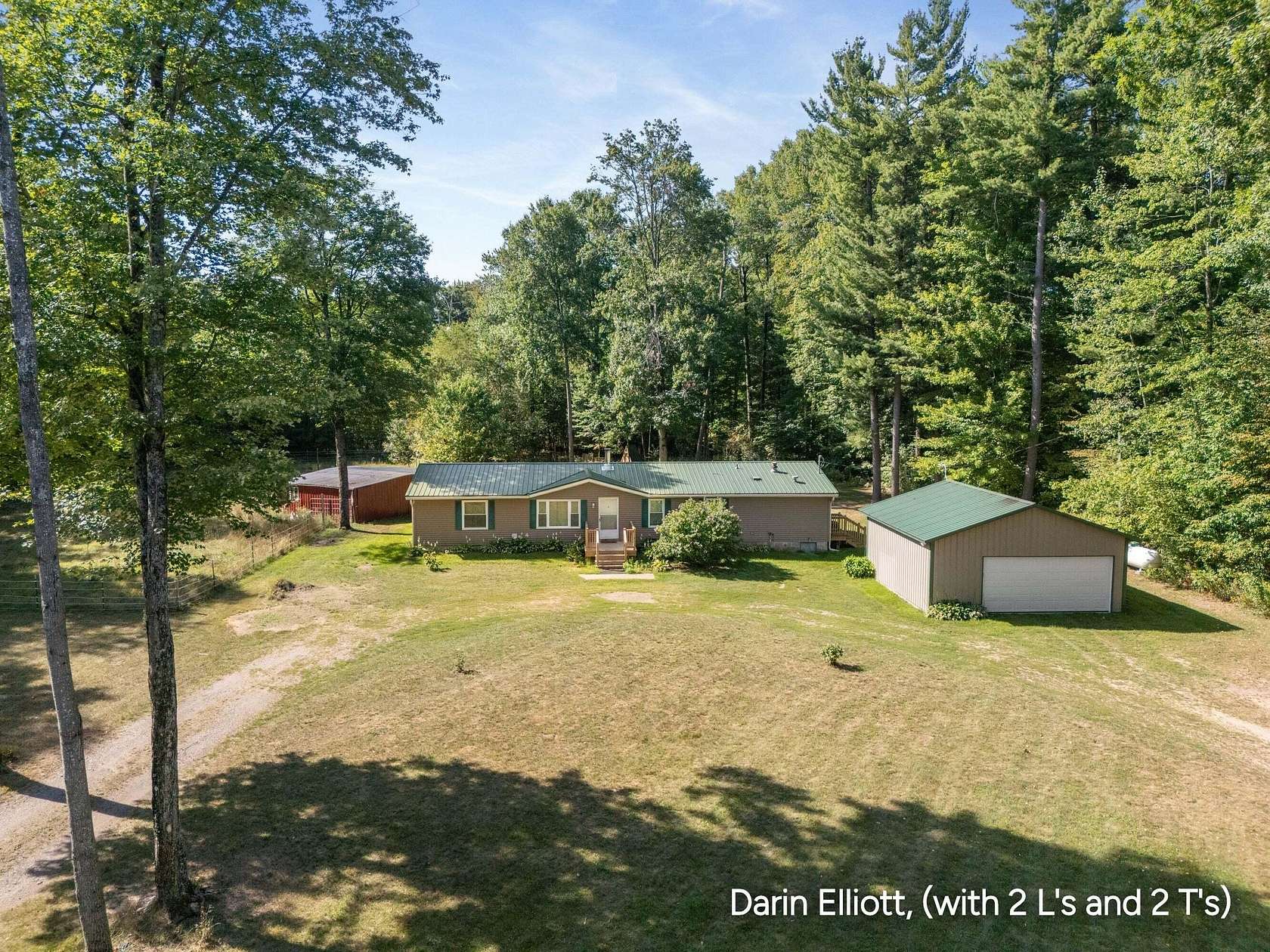 2.67 Acres of Land with Home for Sale in Howard City, Michigan
