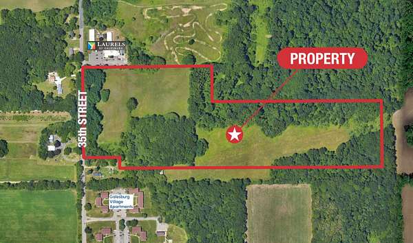45 Acres of Recreational & Residential Land for Sale in Galesburg, Michigan