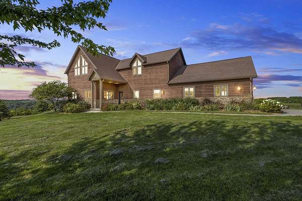 14.8 Acres of Land with Home for Sale in Blanchardville, Wisconsin