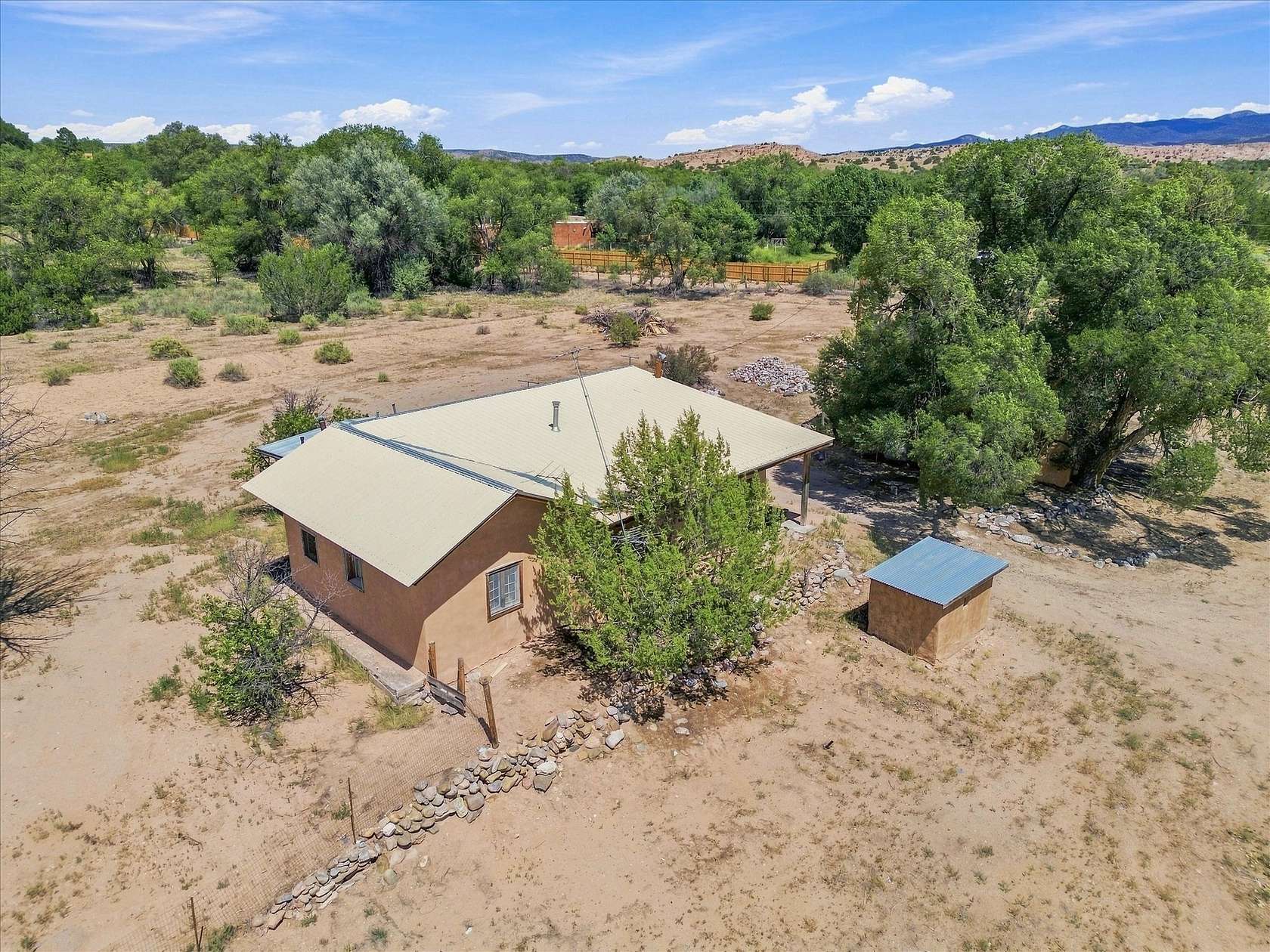 6 Acres of Land with Home for Sale in Española, New Mexico