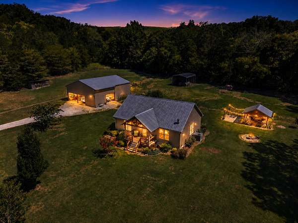 16.8 Acres of Land with Home for Sale in Winchester, Tennessee