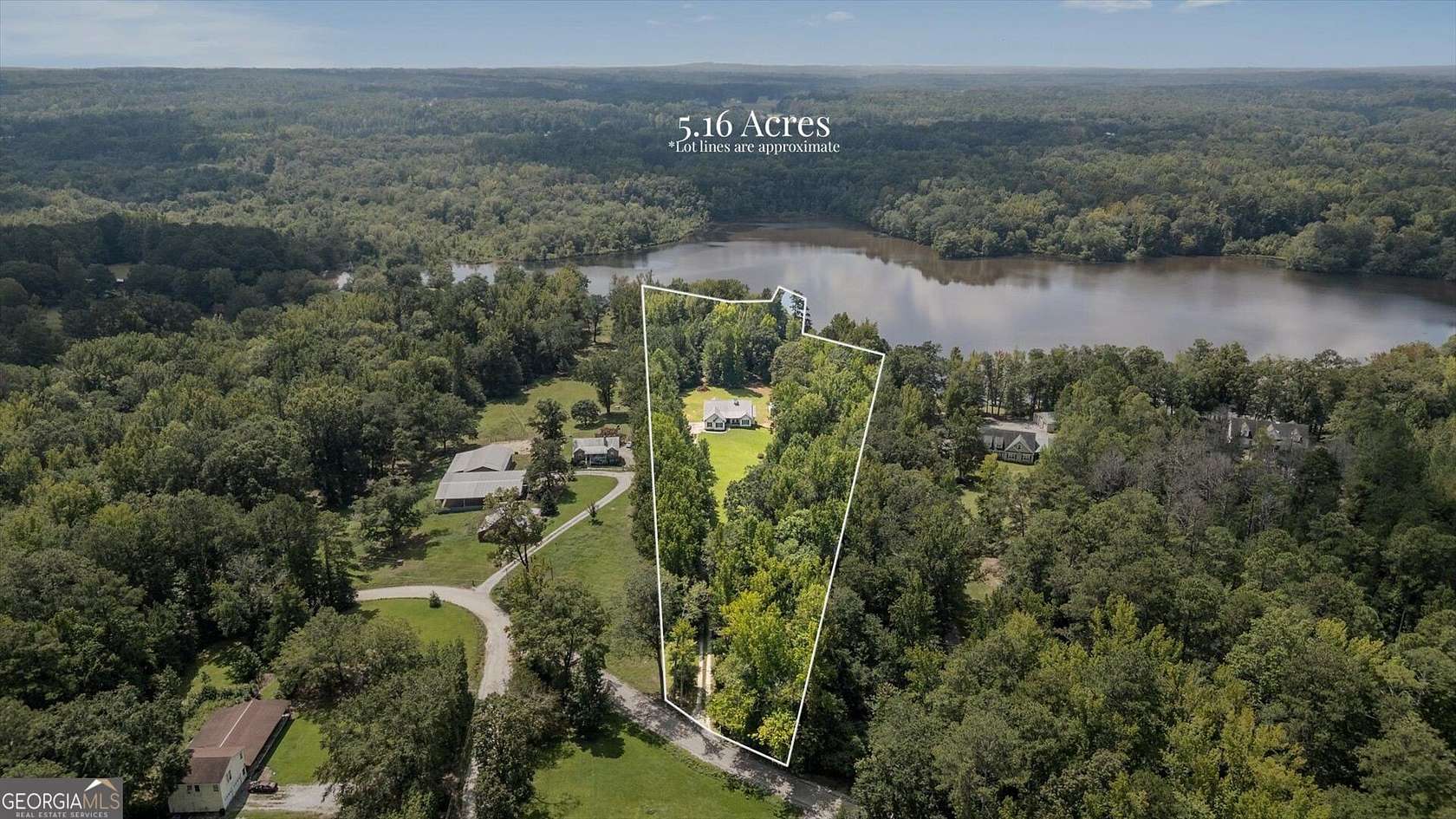 5.16 Acres of Land with Home for Sale in Carrollton, Georgia