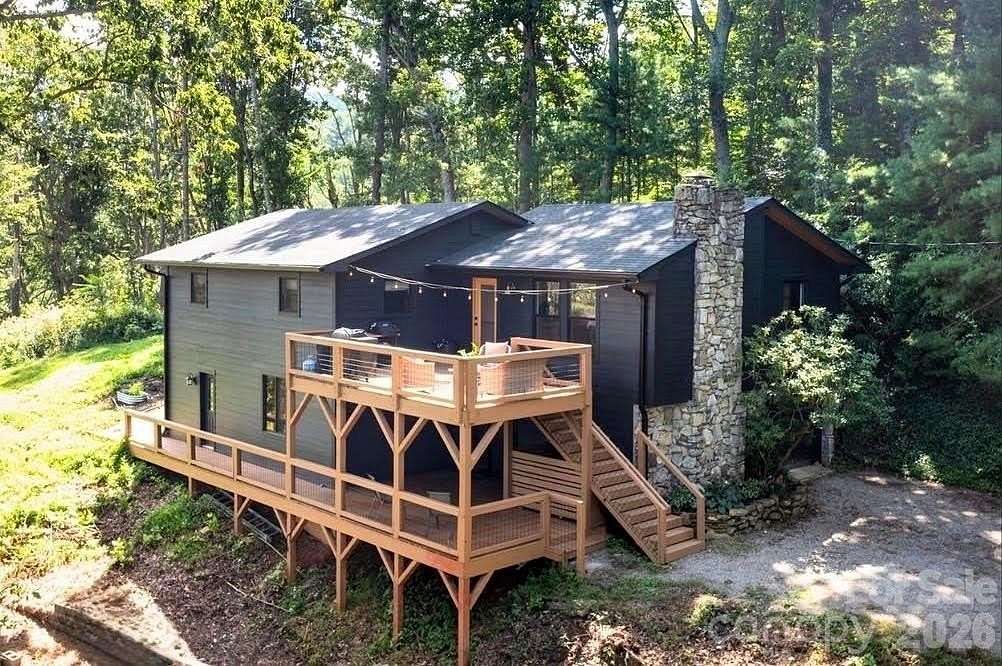 2.84 Acres of Land with Home for Sale in Weaverville, North Carolina