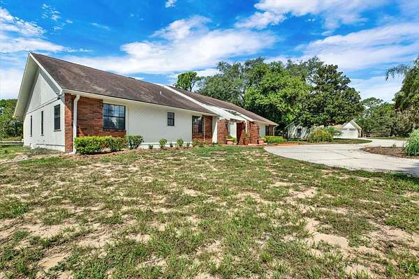 9.8 Acres of Land with Home for Sale in Brooksville, Florida