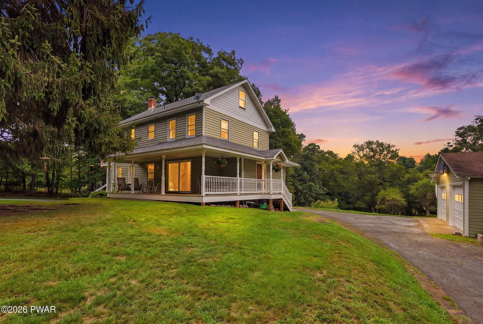 12.1 Acres of Land with Home for Sale in Hawley, Pennsylvania