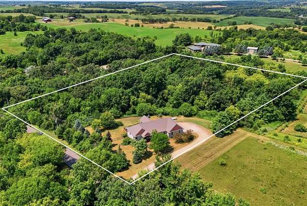 4 Acres of Land with Home for Sale in Monticello, Wisconsin