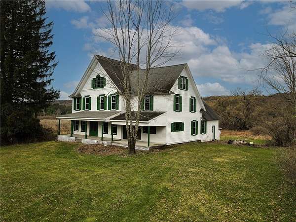 517 Acres of Agricultural Land with Home for Sale in Morris, New York