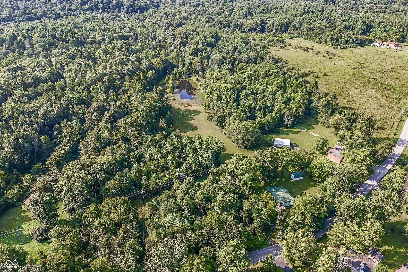 5 Acres of Land with Home for Sale in Trafalgar, Indiana