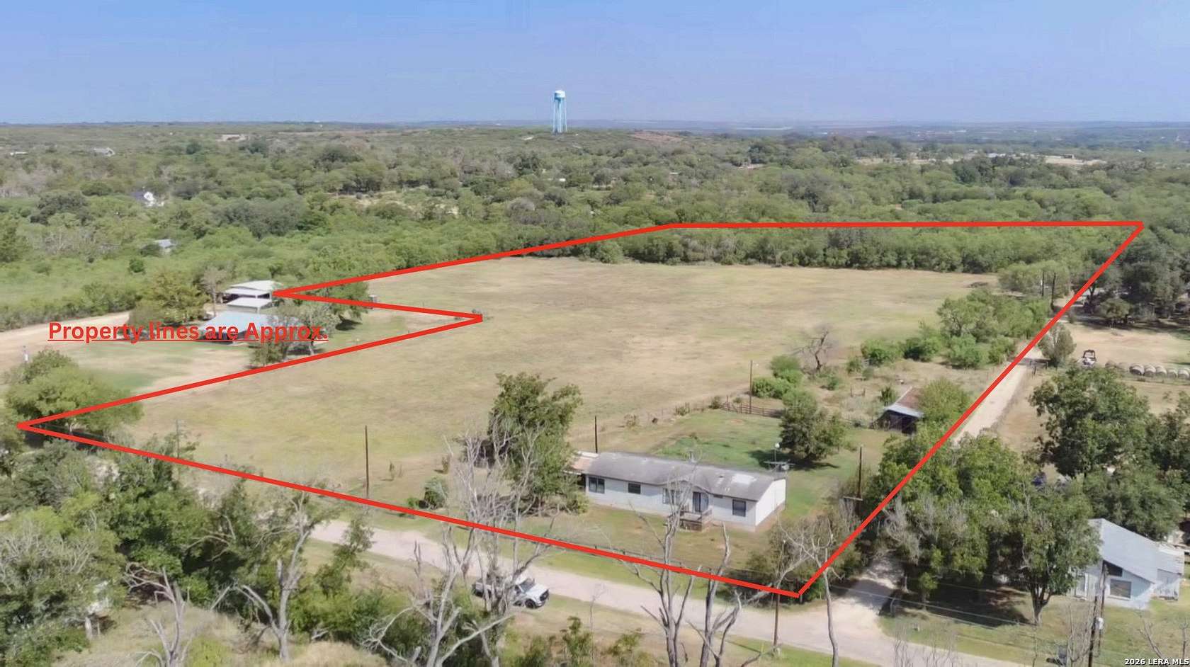 10.4 Acres of Land with Home for Sale in Natalia, Texas