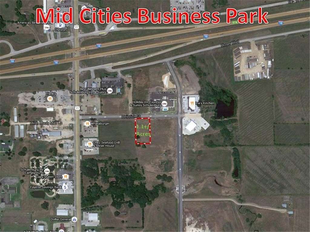 1.1 Acres of Commercial Land for Sale in Schulenburg, Texas