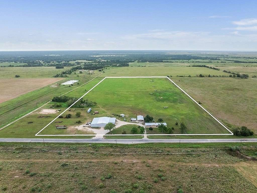 30 Acres of Agricultural Land with Home for Sale in Hallettsville, Texas