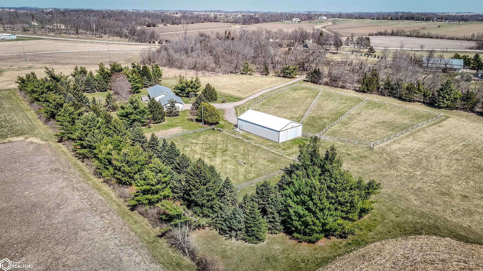 37.4 Acres of Land with Home for Sale in Toddville, Iowa
