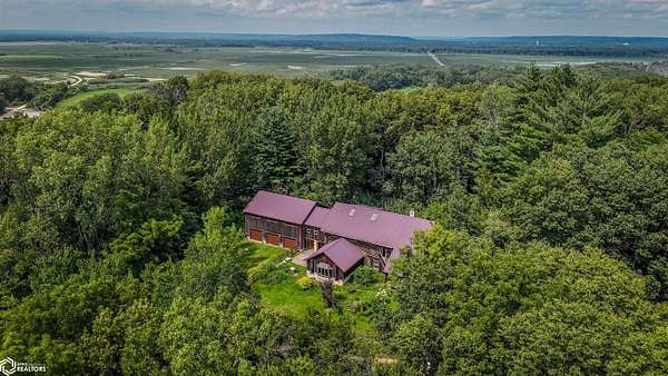 22.6 Acres of Recreational Land with Home for Sale in Miles, Iowa