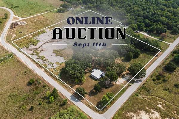 8.5 Acres of Land with Home for Auction in Galena, Kansas