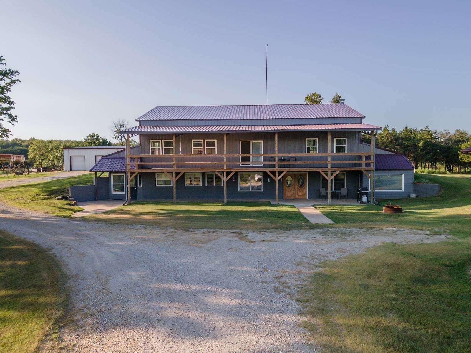 56.9 Acres of Land with Home for Sale in Neodesha, Kansas