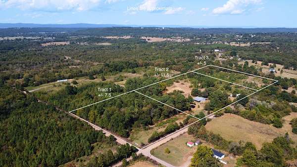 7.5 Acres of Land for Sale in Ozark, Arkansas