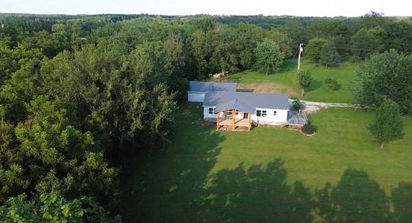 15 Acres of Recreational Land with Home for Sale in Argyle, Iowa