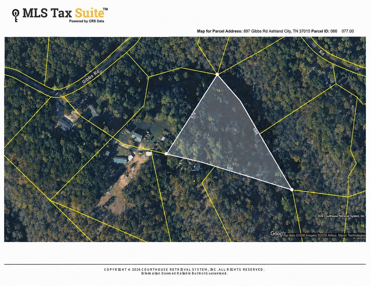 4.1 Acres of Residential Land for Sale in Ashland City, Tennessee