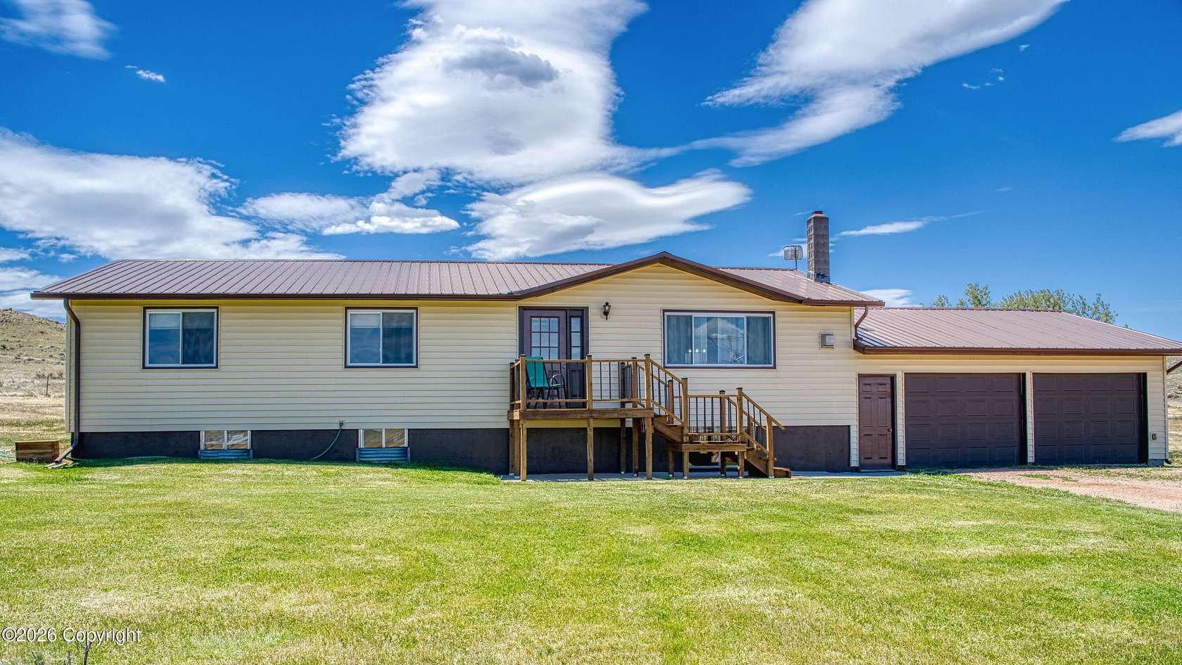 64.4 Acres of Agricultural Land with Home for Sale in Moorcroft, Wyoming
