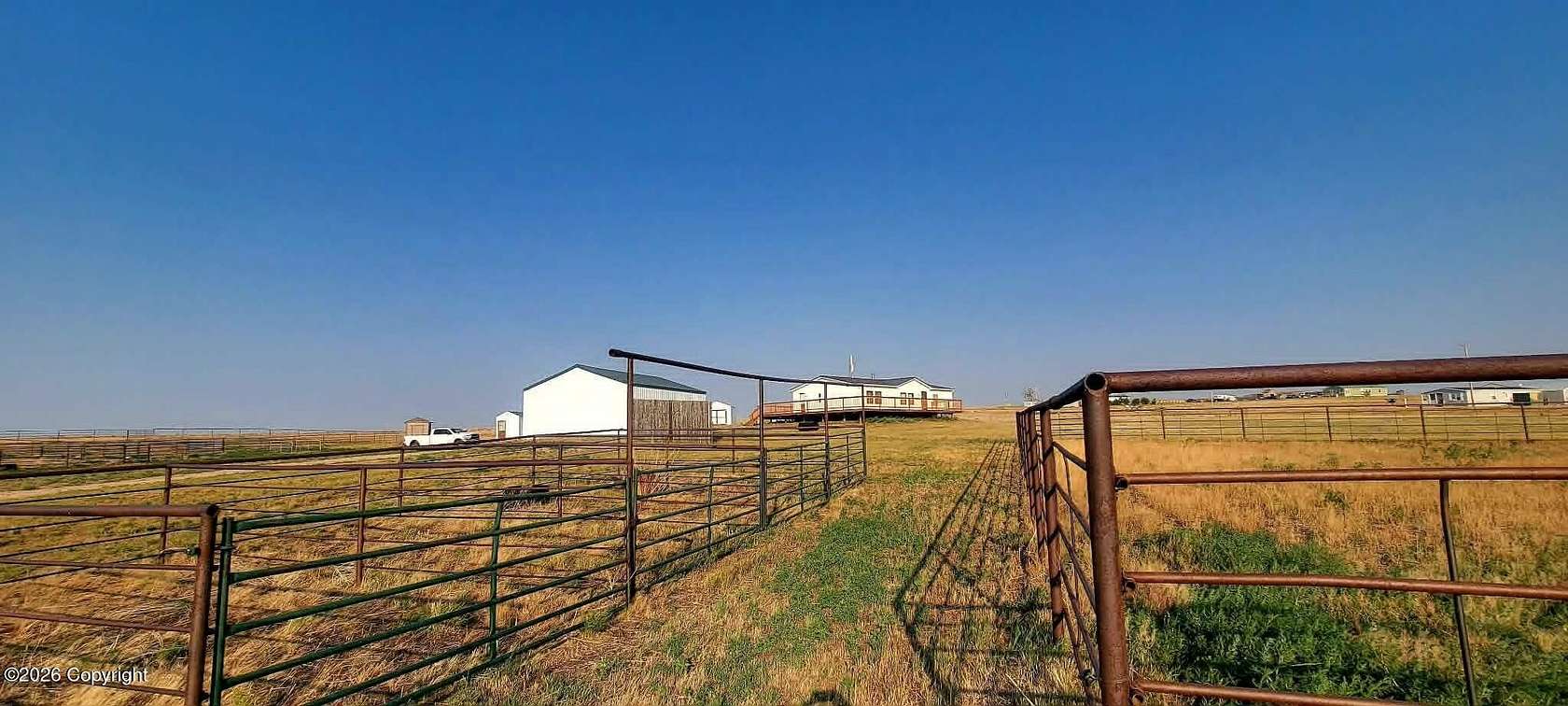 62 Acres of Agricultural Land with Home for Sale in Gillette, Wyoming