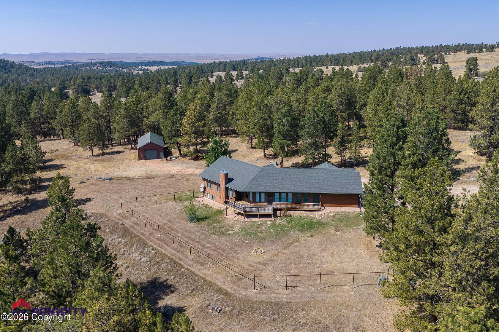 70 Acres of Recreational Land with Home for Sale in Moorcroft, Wyoming