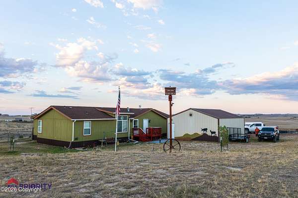 6.34 Acres of Land with Home for Sale in Rozet, Wyoming
