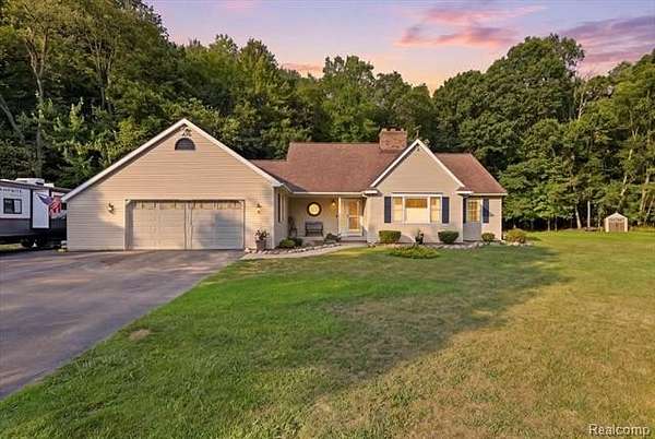 2.2 Acres of Land with Home for Sale in Springfield Township, Michigan
