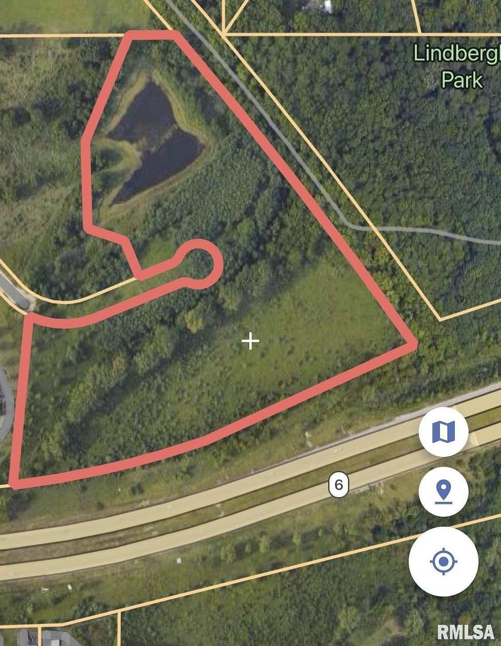 16.7 Acres of Commercial Land for Lease in Peoria, Illinois