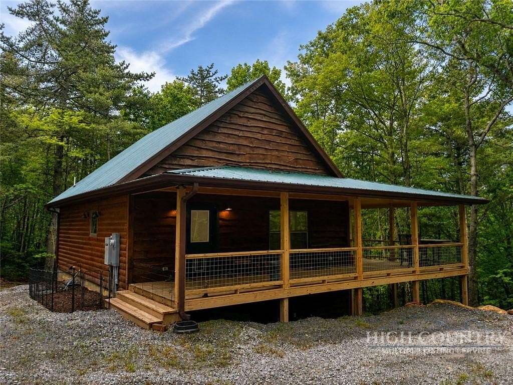 10.6 Acres of Recreational Land with Home for Sale in Glade Valley, North Carolina