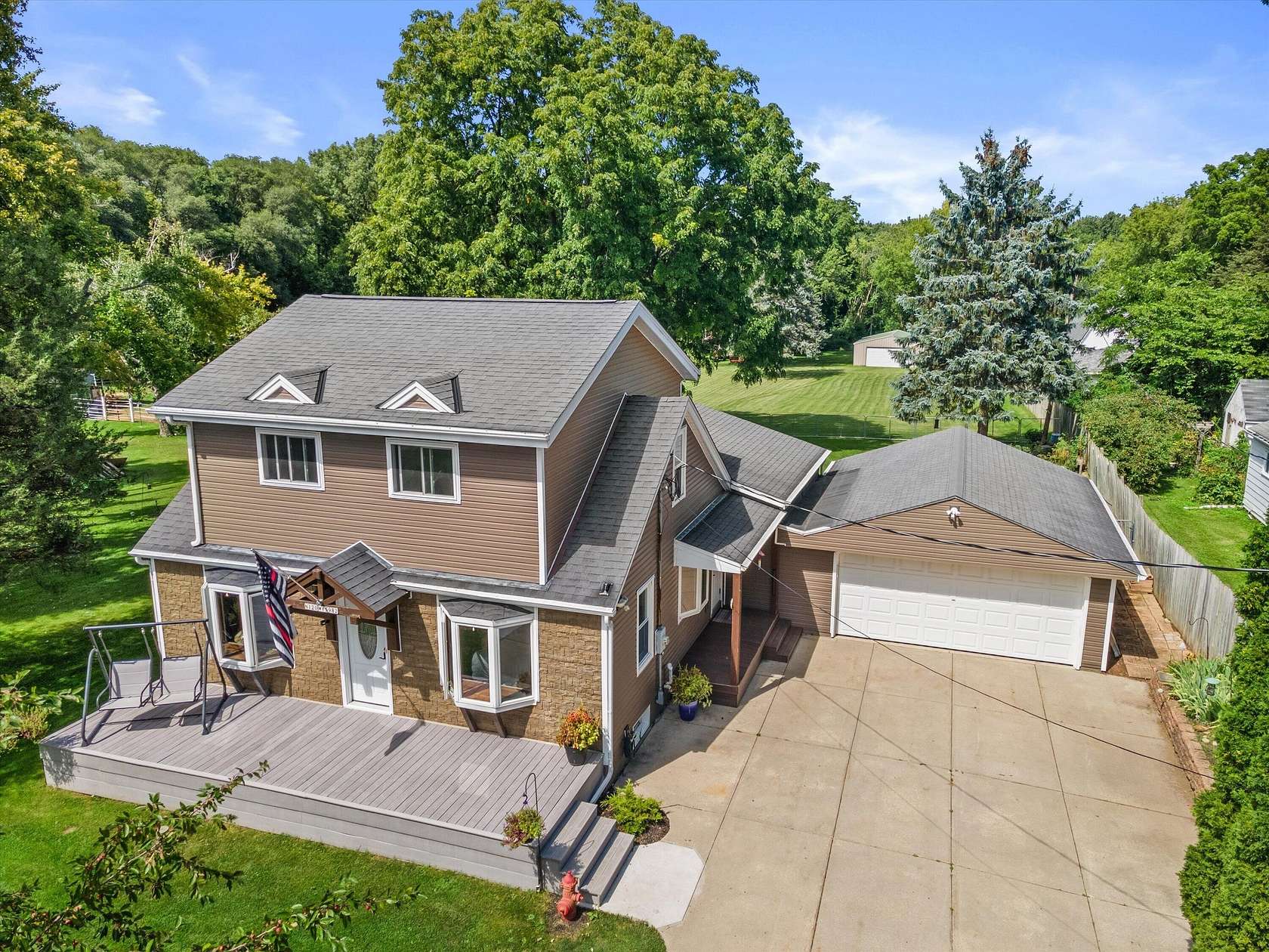 2 Acres of Land with Home for Sale in Germantown, Wisconsin
