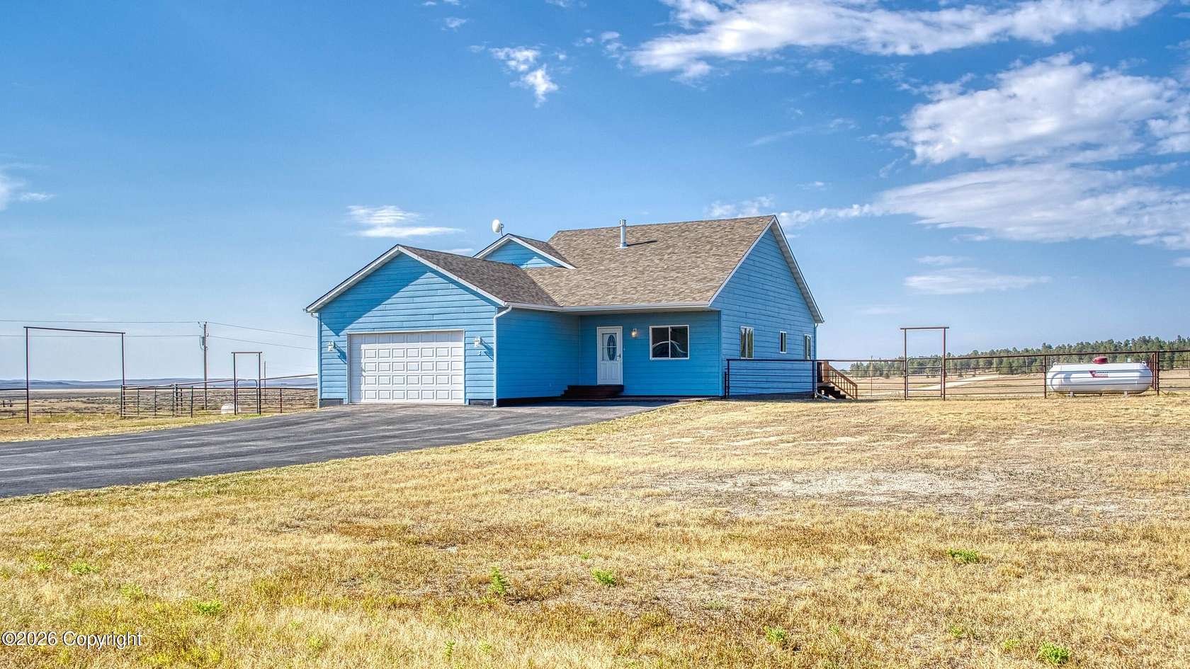 8.82 Acres of Land with Home for Sale in Moorcroft, Wyoming