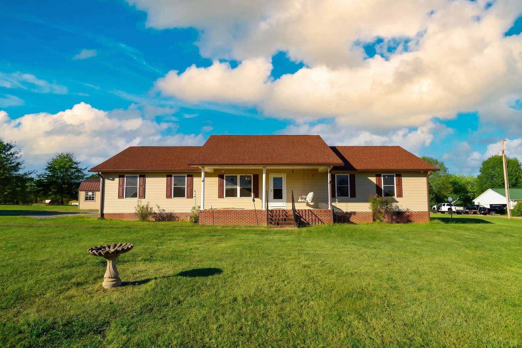 3.52 Acres of Land with Home for Sale in Shelbyville, Tennessee