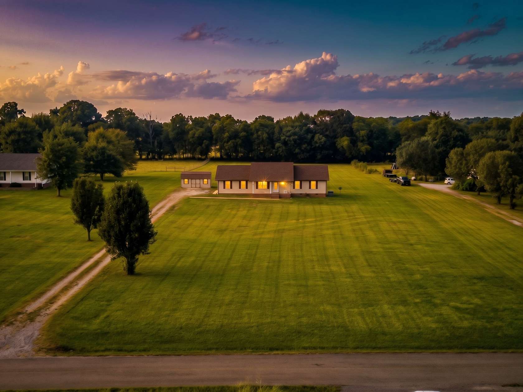 3.52 Acres of Land with Home for Sale in Shelbyville, Tennessee