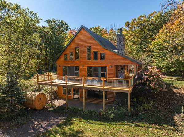 41.9 Acres of Recreational Land with Home for Sale in Cumberland, Wisconsin