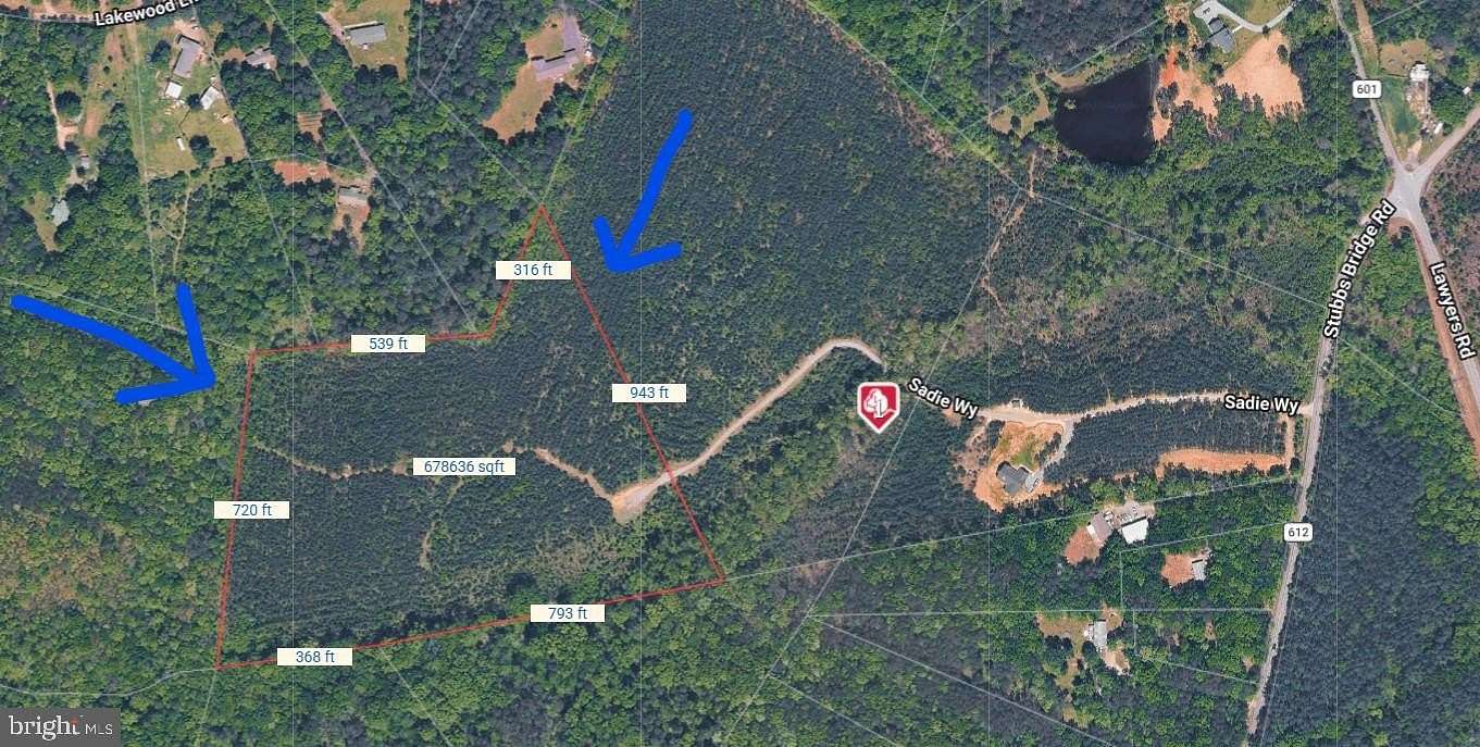 15.8 Acres of Recreational & Residential Land for Sale in Spotsylvania, Virginia