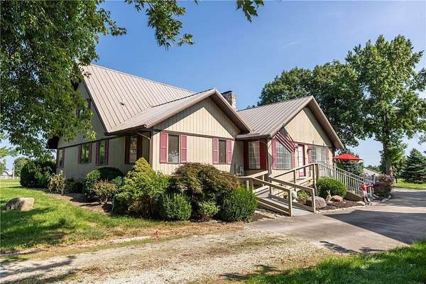7 Acres of Land with Home for Sale in Troy, Ohio