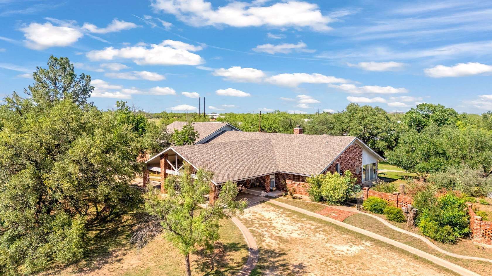 5 Acres of Land with Home for Sale in Abilene, Texas