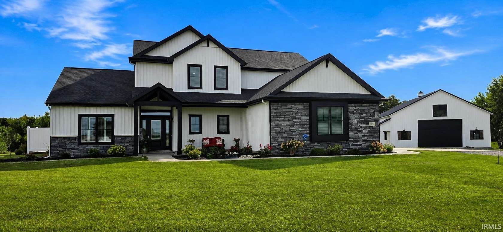 4.5 Acres of Land with Home for Sale in Columbia City, Indiana