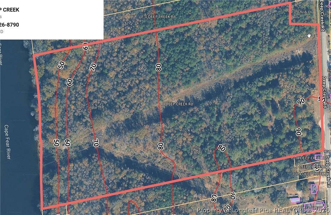 30 Acres of Recreational & Residential Land for Sale in Fayetteville, North Carolina