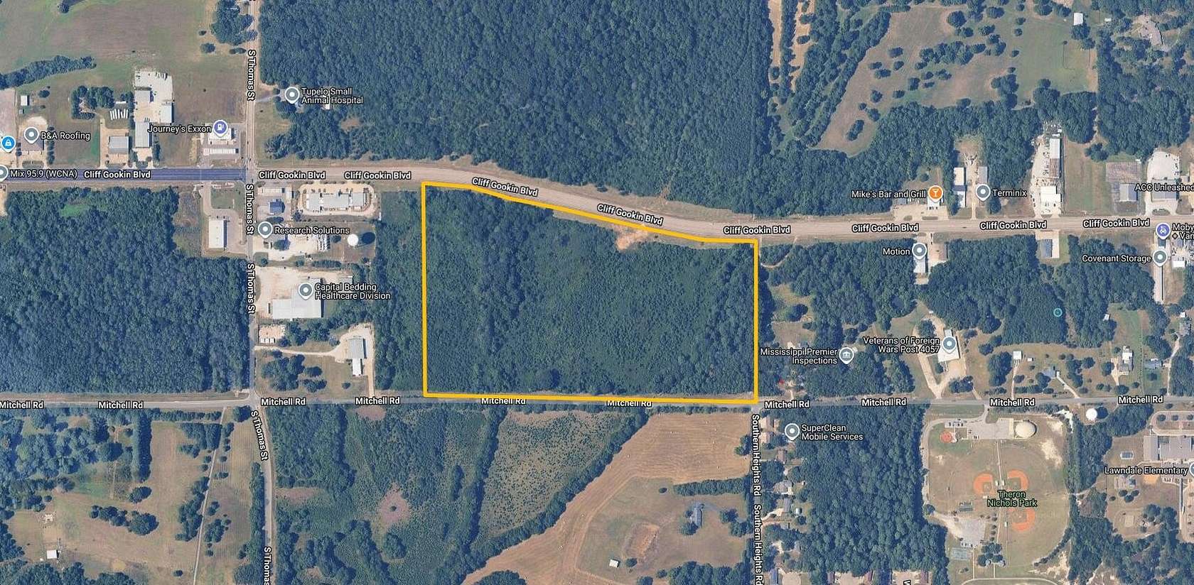 37.8 Acres of Land for Sale in Tupelo, Mississippi