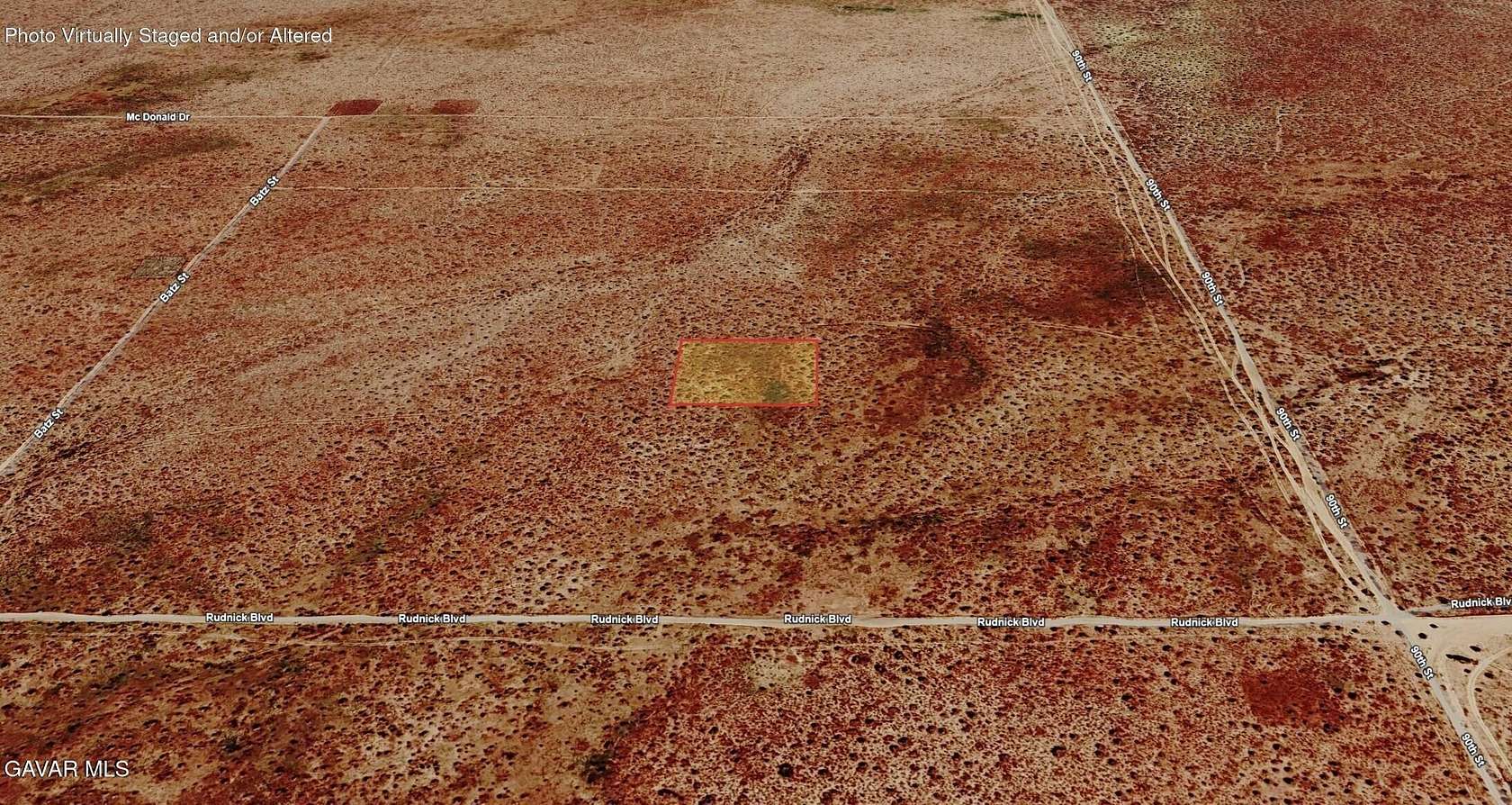 2.5 Acres of Land for Sale in California City, California