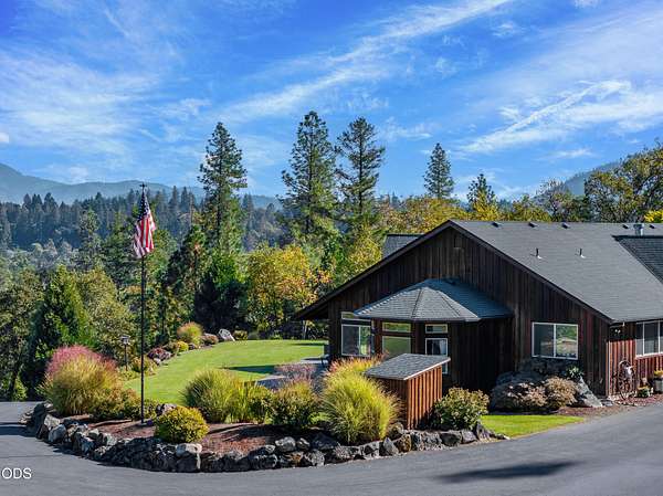6.72 Acres of Land with Home for Sale in Grants Pass, Oregon