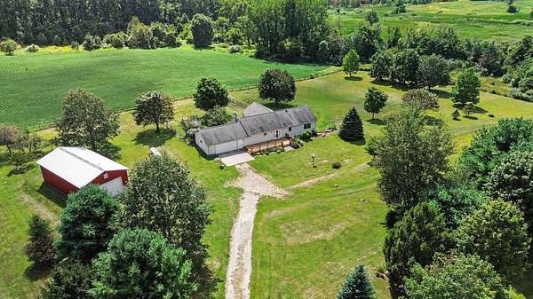 39.7 Acres of Land with Home for Sale in Lawrence, Michigan