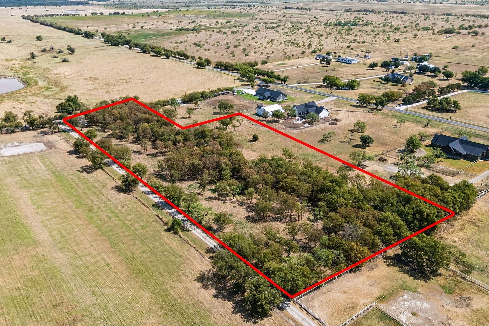 2.8 Acres of Land with Home for Sale in Tioga, Texas