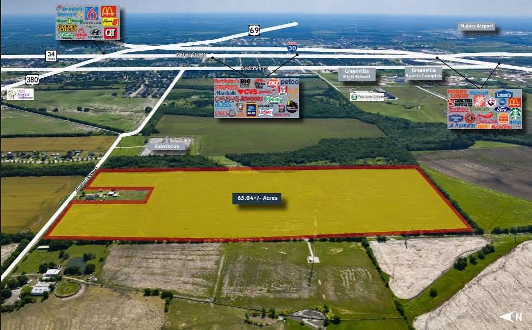 65 Acres of Land for Sale in Greenville, Texas